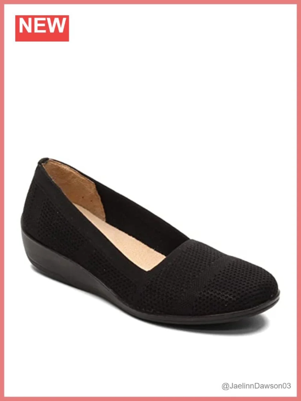 Womens Slip-On Loafer Ballet Flat Memory Foam Cushioned